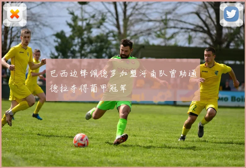巴西边锋佩德罗加盟河南队曾助通德拉夺得葡甲冠军